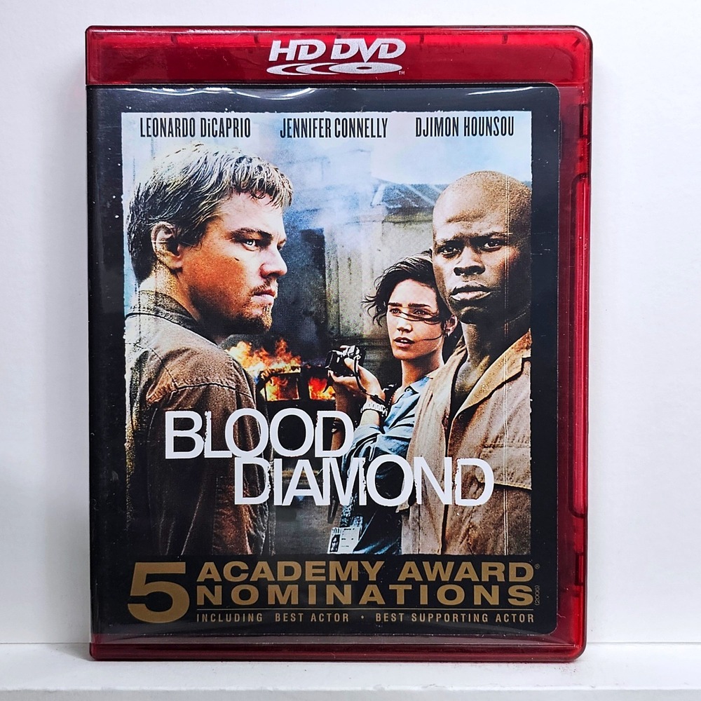 Blood Diamond HD DVD Leonardo DiCaprio Academy Award Warner‎ Bros Excellent